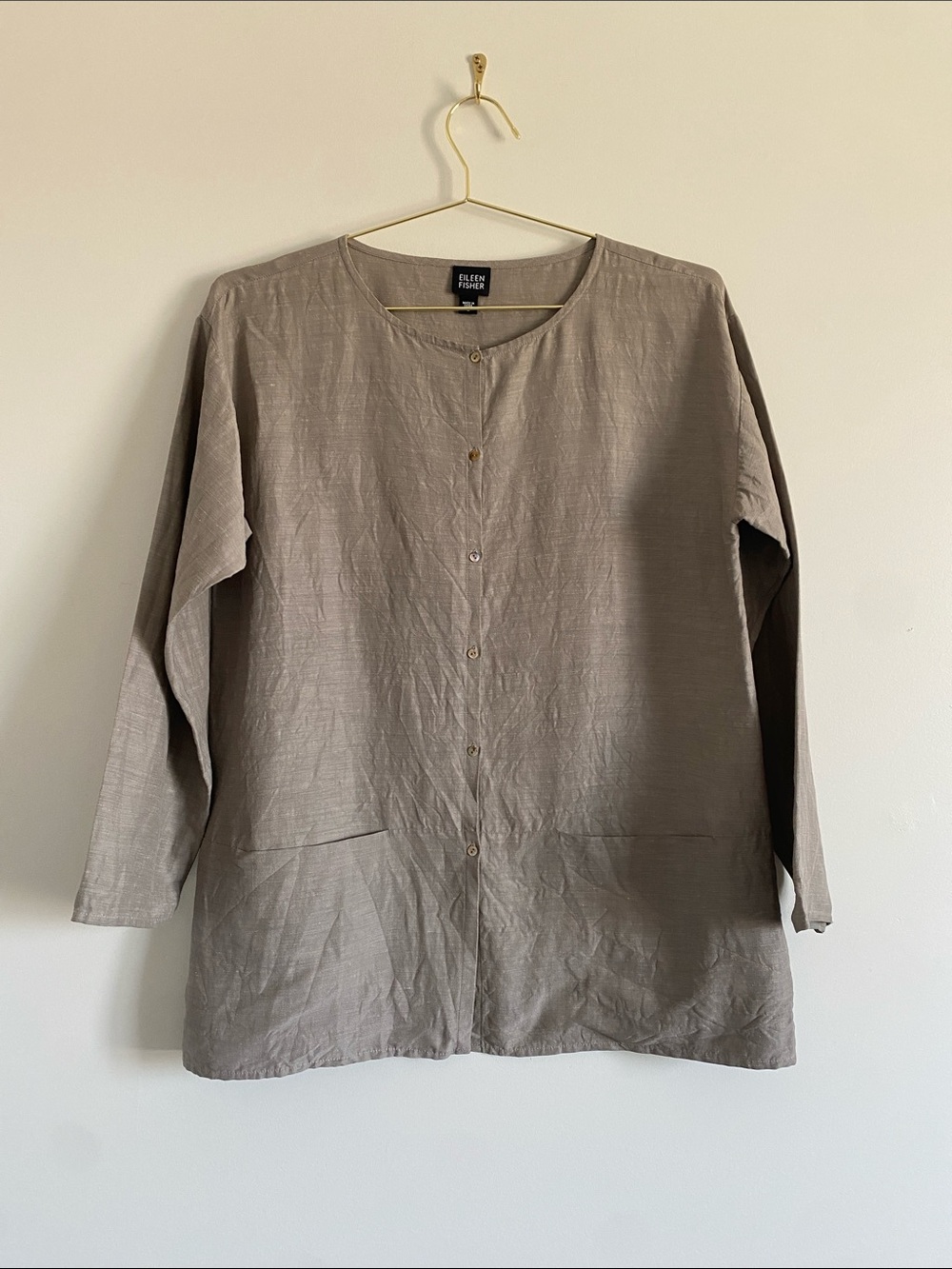 Eileen F Silk & Linen Set 2pc - Picture 4 of 16
